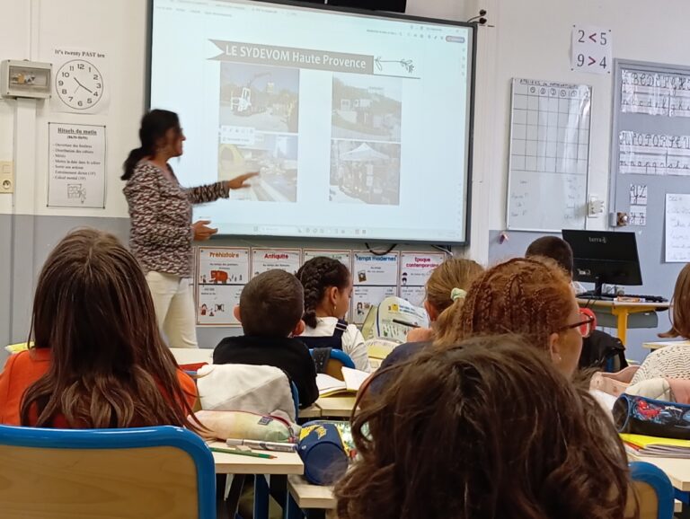 Intervention scolaire à Forcalquier